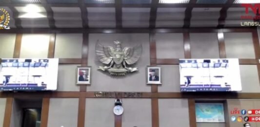Suasana Rapat Dengar Pendapat (RDP) Komisi VII DPR RI dengan pihak PT Krakatau Steel (KS) memanas, Senin