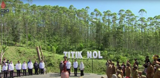 Presiden Jokowi di Titik Nol IKN Nusantara/ Youtube