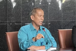 Wakil Ketua Mahkamah Konstitusi Saldi Isra dalam konferensi pers usai pembacaan putusan di Gedung Mahkamah Konstitusi/Ist